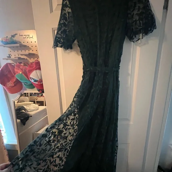 Baltic Born Dark Green Maxi Dress - Picture 3 of 3